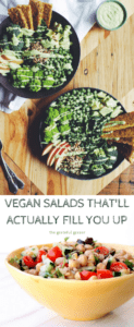 41 delicious vegan salad recipes that'll actually fill you up. Made with #plantbased protein!