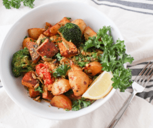 Austrian potato hash (groestl) is a traditional dish revamped in this vegan recipe.