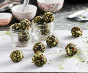 These simple 5-ingredient matcha energy bites are nourishing and delicious for convenient snacking on-the-go. Energize with antioxidant-rich green tea!