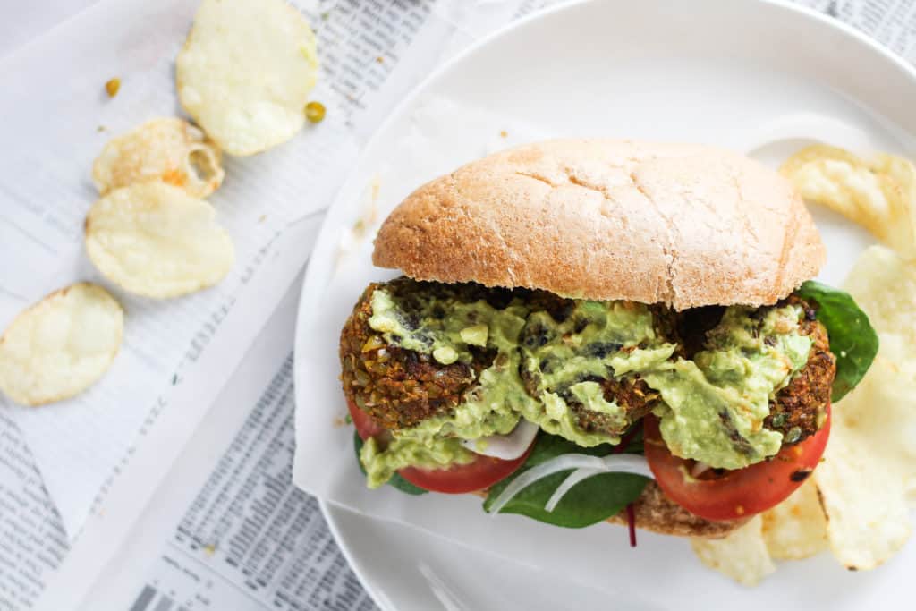 Split Pea Po Boys are easy to make and filled with delicious cajun flavors! Try this New Orleans-inspired plant-based sandwich recipe for lunch or dinner. 