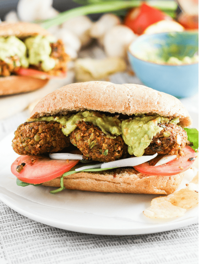 Split Pea Po Boys are easy to make and filled with delicious cajun flavors! Try this New Orleans-inspired plant-based sandwich recipe for lunch or dinner.