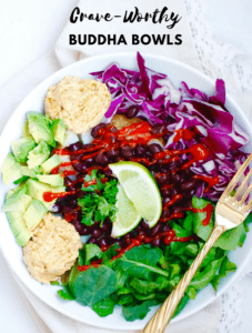 Buddha bowls are tasty, nutritious, and super easy to put together. It’s no wonder they’re always on my busy weeknight standby!