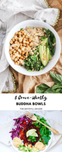 Buddha bowls are tasty, nutritious, and super easy to put together. It’s no wonder they’re always on my busy weeknight standby!