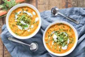 This flavorful fall soup is packed with seasonal vegetables, and it’s filling enough to have as a main dish for lunch or dinner.