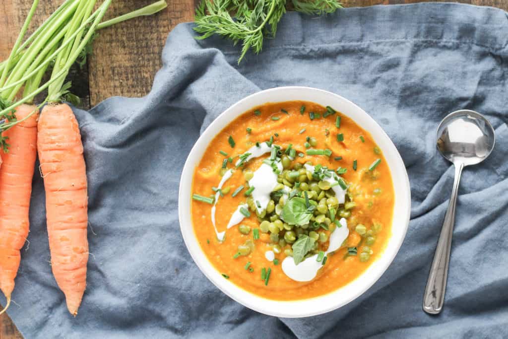 This flavorful fall soup is packed with seasonal vegetables, and it’s filling enough to have as a main dish for lunch or dinner.