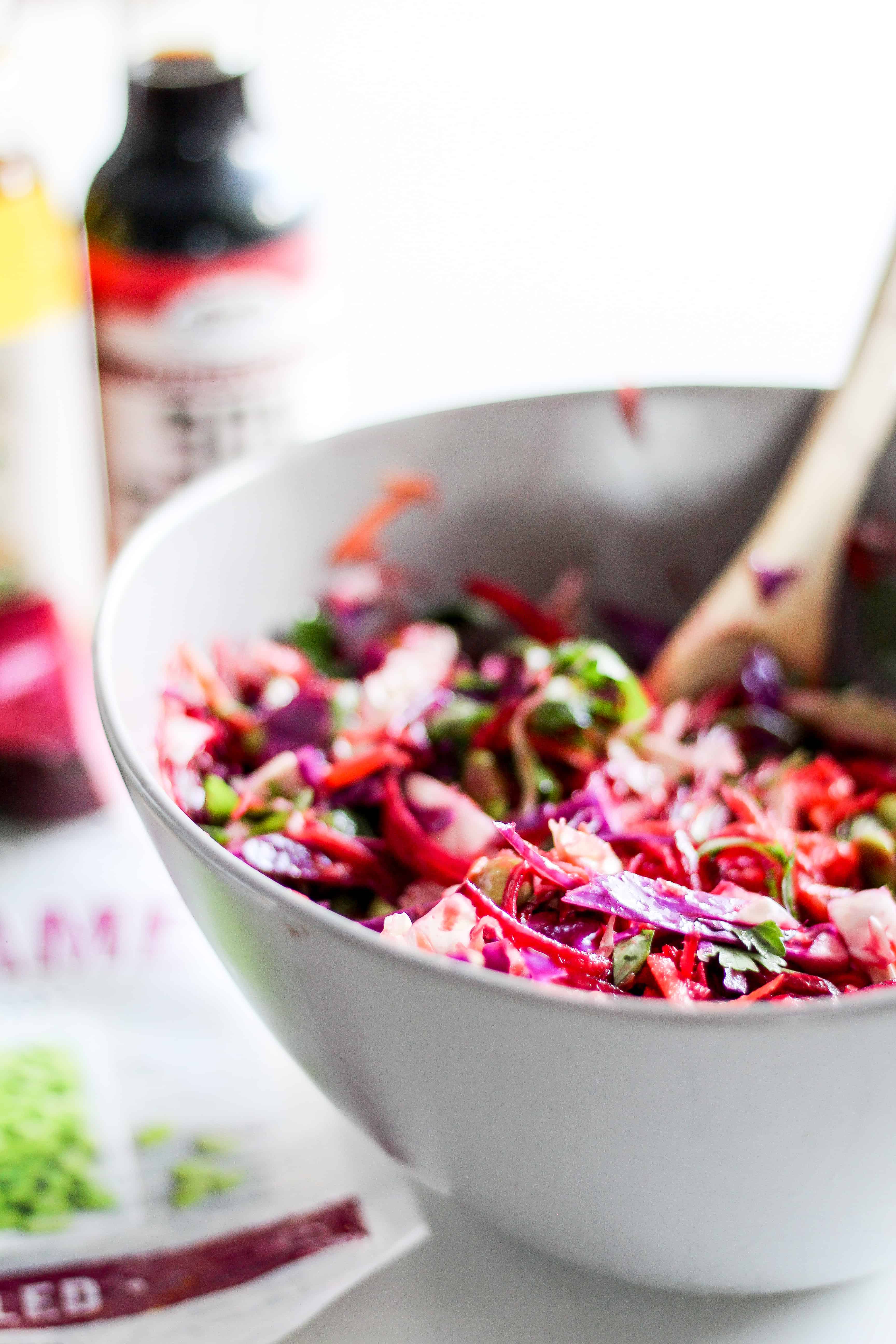 Baked Edamame Beet Spring Rolls-1 - Grateful Grazer