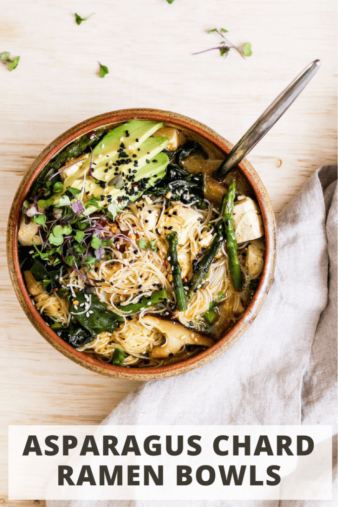 Cozy and comforting, this vegetable-packed ramen bowl is perfect for lunch or dinner during the week. Naturally vegan recipe!