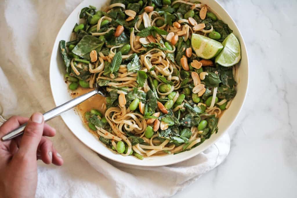 Easy Peanut Noodles 15Minute Vegan Edamame Noodles Recipe