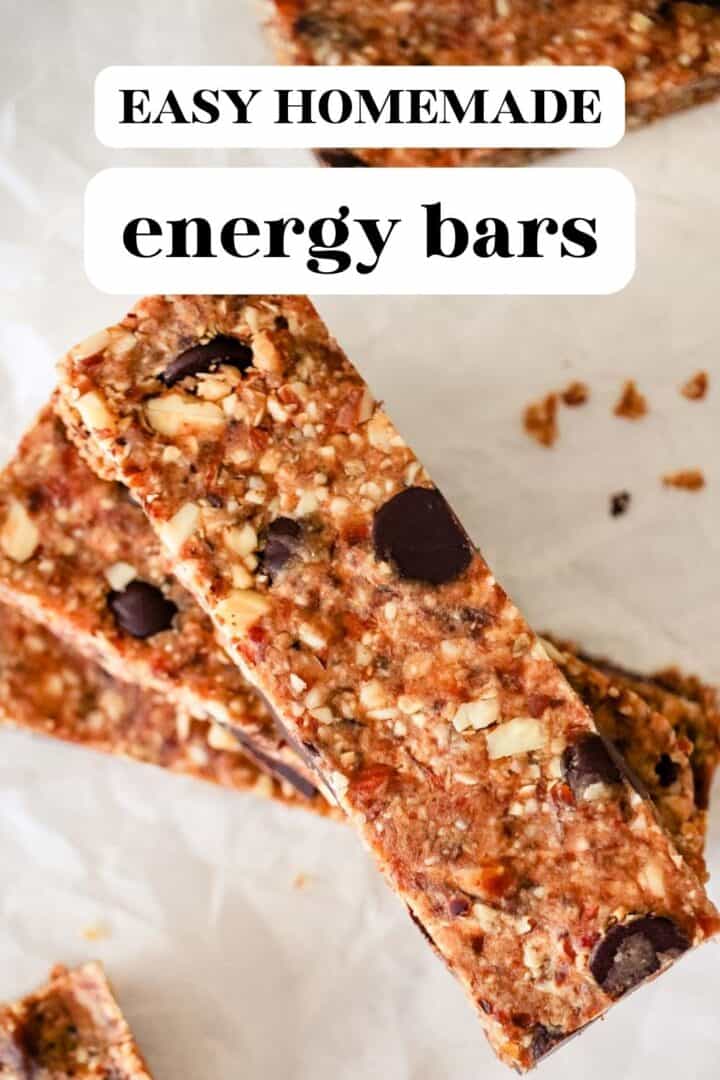 Easy No-Bake Homemade Energy Bars