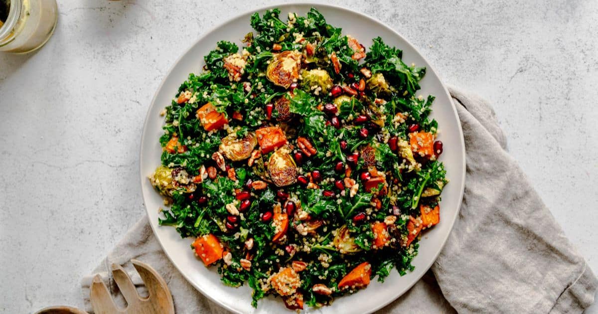 Warm Roasted Vegetable Quinoa Salad - Grateful Grazer