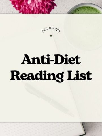 Anti-Diet Reading List