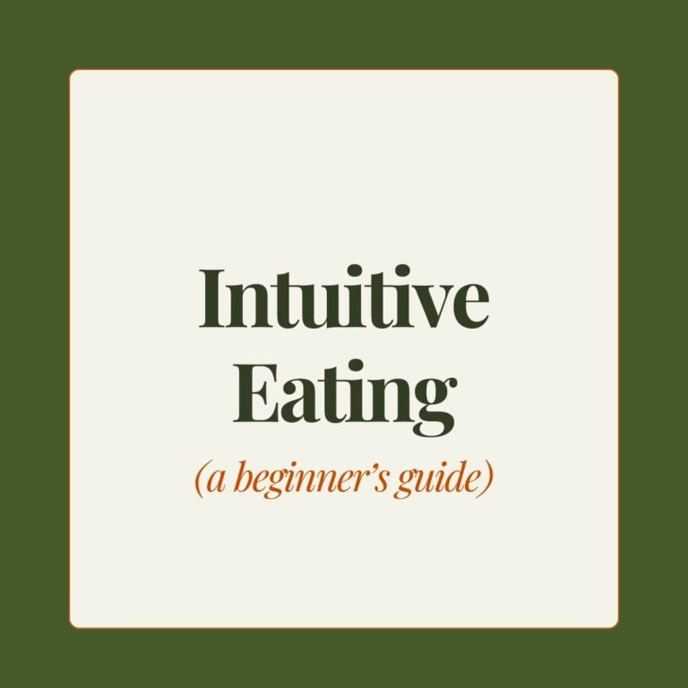 What is Intuitive Eating? A Beginner's Guide