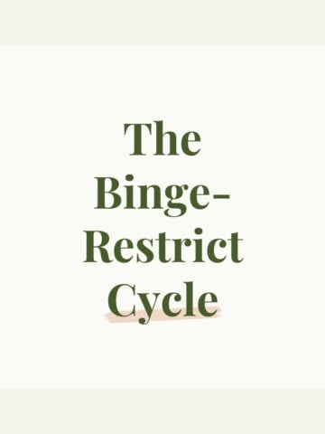 The Binge-Restrict Cycle