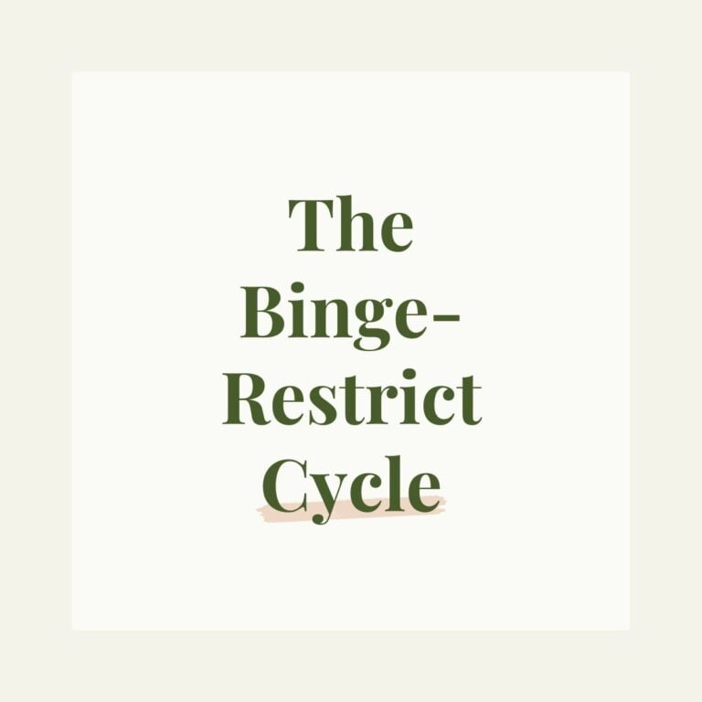 The Binge-Restrict Cycle
